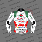 Johann Zarco Honda Castrol MotoGP 2024 Motorbike Leather Race Jacket Back